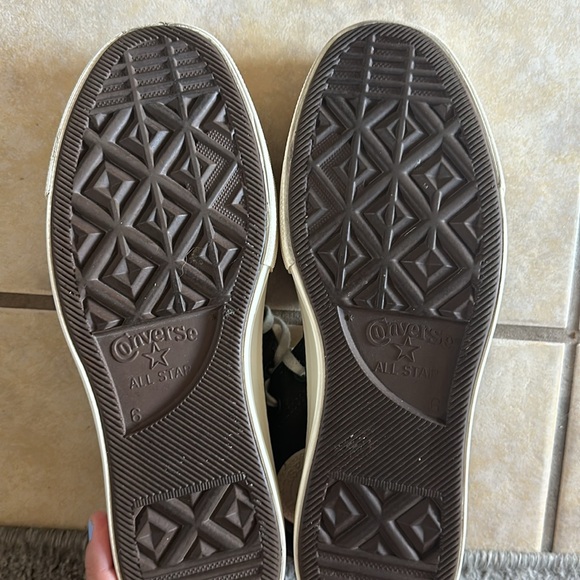 Converse All Star Hi Lift sneakers in Olive Green - Picture 4 of 6